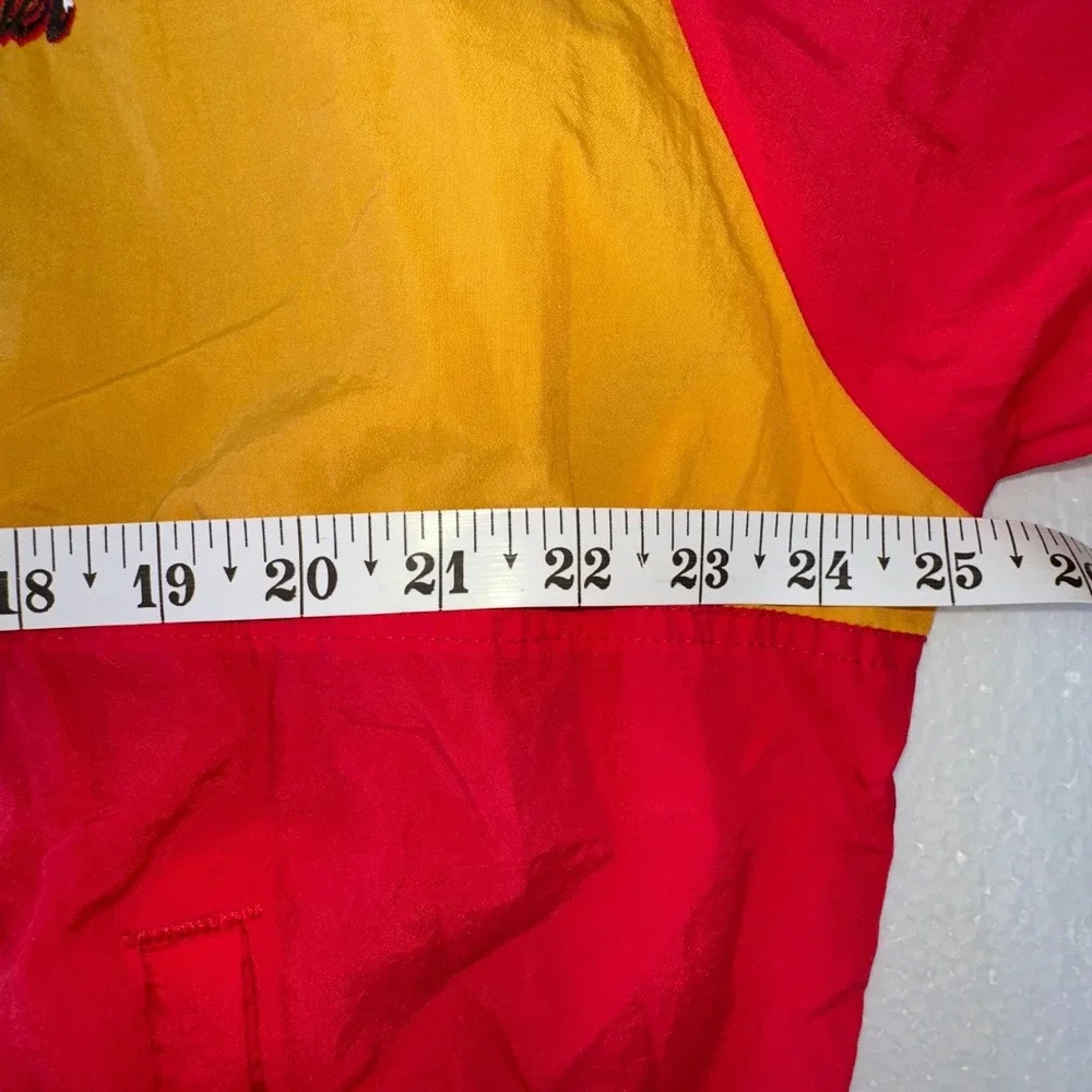 Vintage Jose Cuervo Games of Winter Windbreaker Jacket Mens Red Yellow Size XL - Picture 4 of 5